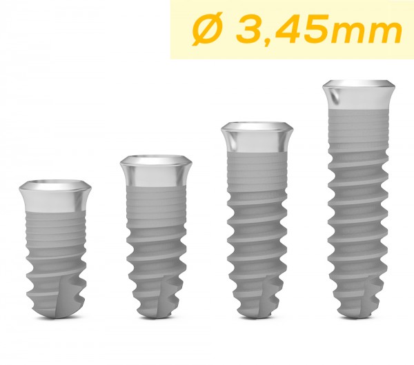 ICX-Premium plus Implantat gelb, ? 3.45 mm